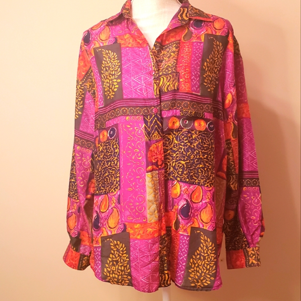 Vintage silk portofino shirt